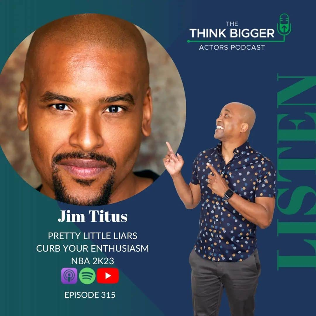 ジム・タイタスさんのインスタグラム写真 - (ジム・タイタスInstagram)「Fellow actors and podcast lovers - check out the @thinkbiggercoaching podcast episode dropping today! DaJuan is always full of incredible energy and is an absolute champion for the working actor! He and I have a fun conversation and I hope you'll all enjoy!   Find it on @spotify @youtube & @apple Podcasts!」11月1日 2時08分 - jimtitus