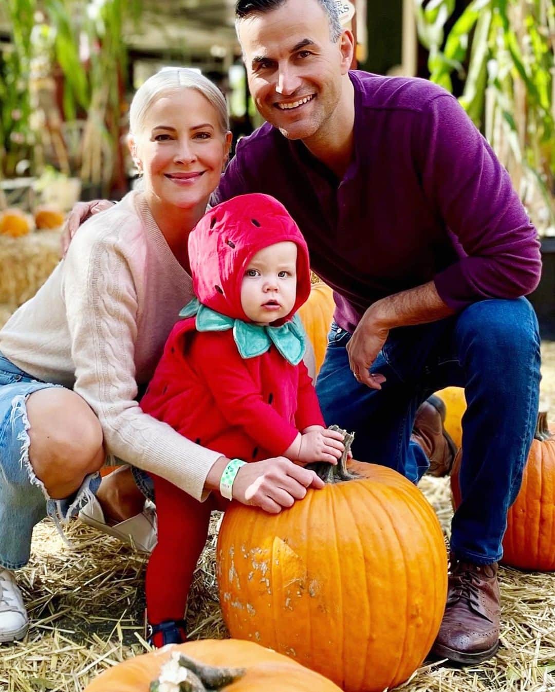 ブリタニー・ダニエルさんのインスタグラム写真 - (ブリタニー・ダニエルInstagram)「Happy Halloween from our strawberry baby Hope Rose Touni. @adam.touni #HappyHalloween #HopeRose」11月1日 6時53分 - iambdaniel