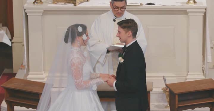 ティモシー・ドレンスキーのインスタグラム：「The best day of my life……………… so far.   10/15/22  Thank you for the amazing video! We will cherish it forever. 🙏 @branchesweddingco @hellocraigharris」