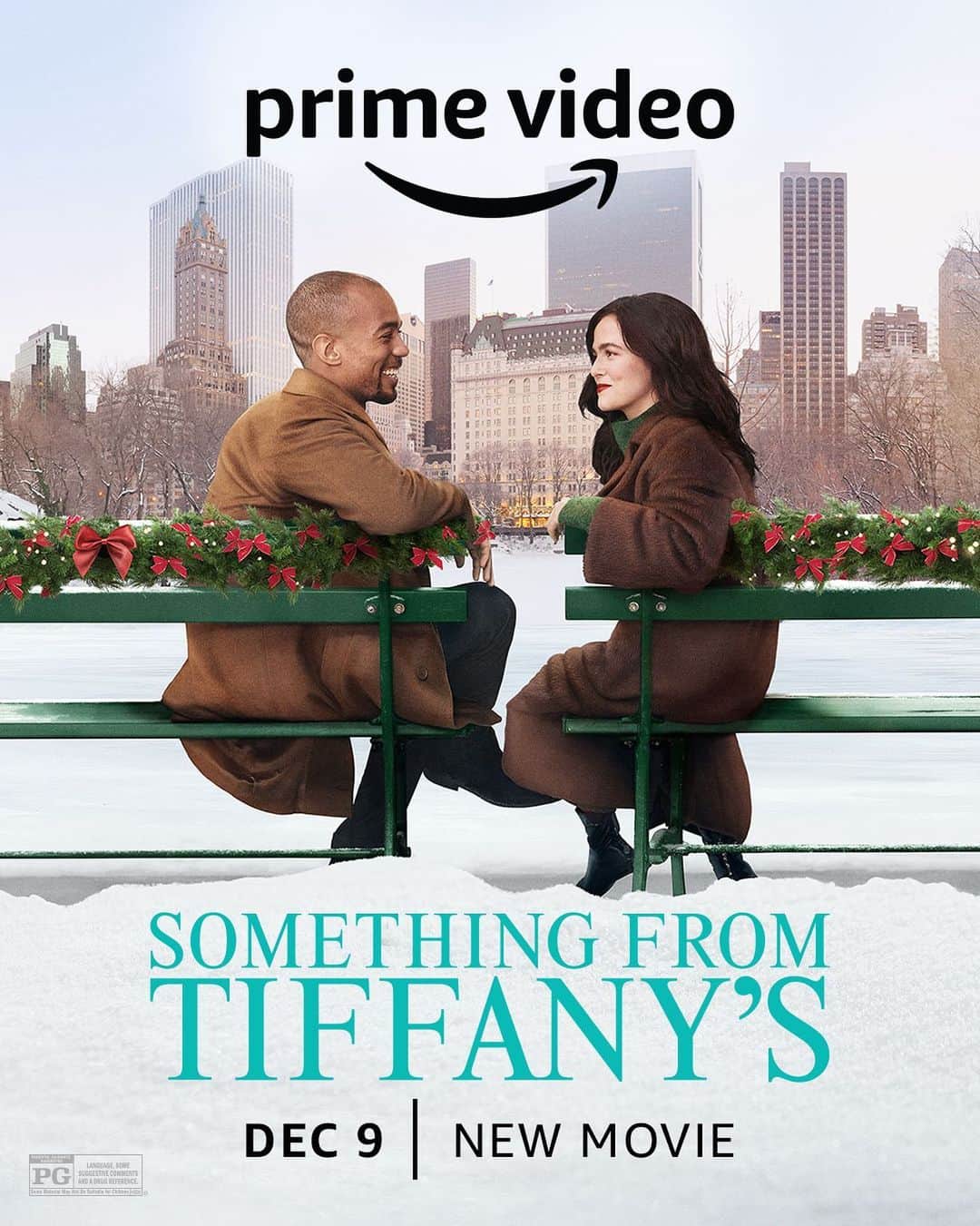 ゾーイ・ドゥイッチのインスタグラム：「This holiday, fall into destiny. #SomethingFromTiffanys arrives December 9.」
