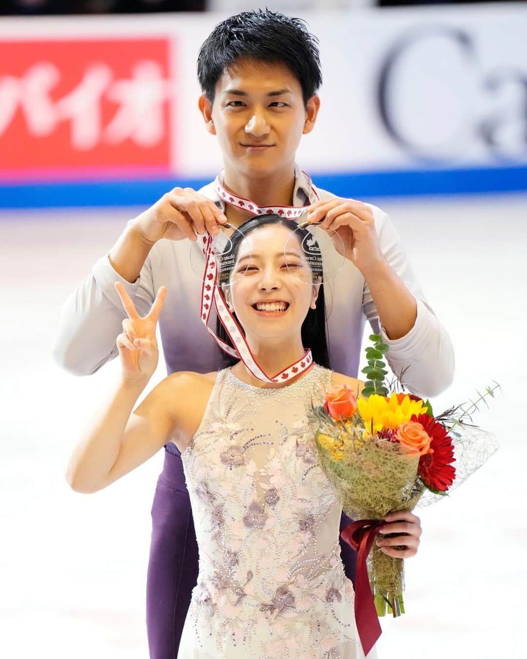 三浦璃来のインスタグラム：「素敵なお写真ありがとうございます💗  @nobuaki.onno.tanaka   #skatecanada  #目ダル 👀」