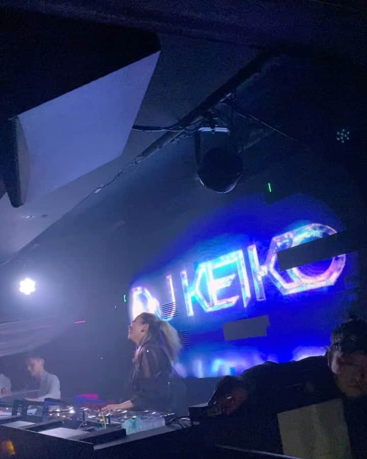 DJ KEIKOのインスタグラム：「名古屋 @utage_nagoya ありがとうございました💎 /Maybe I(VIP Remix)」