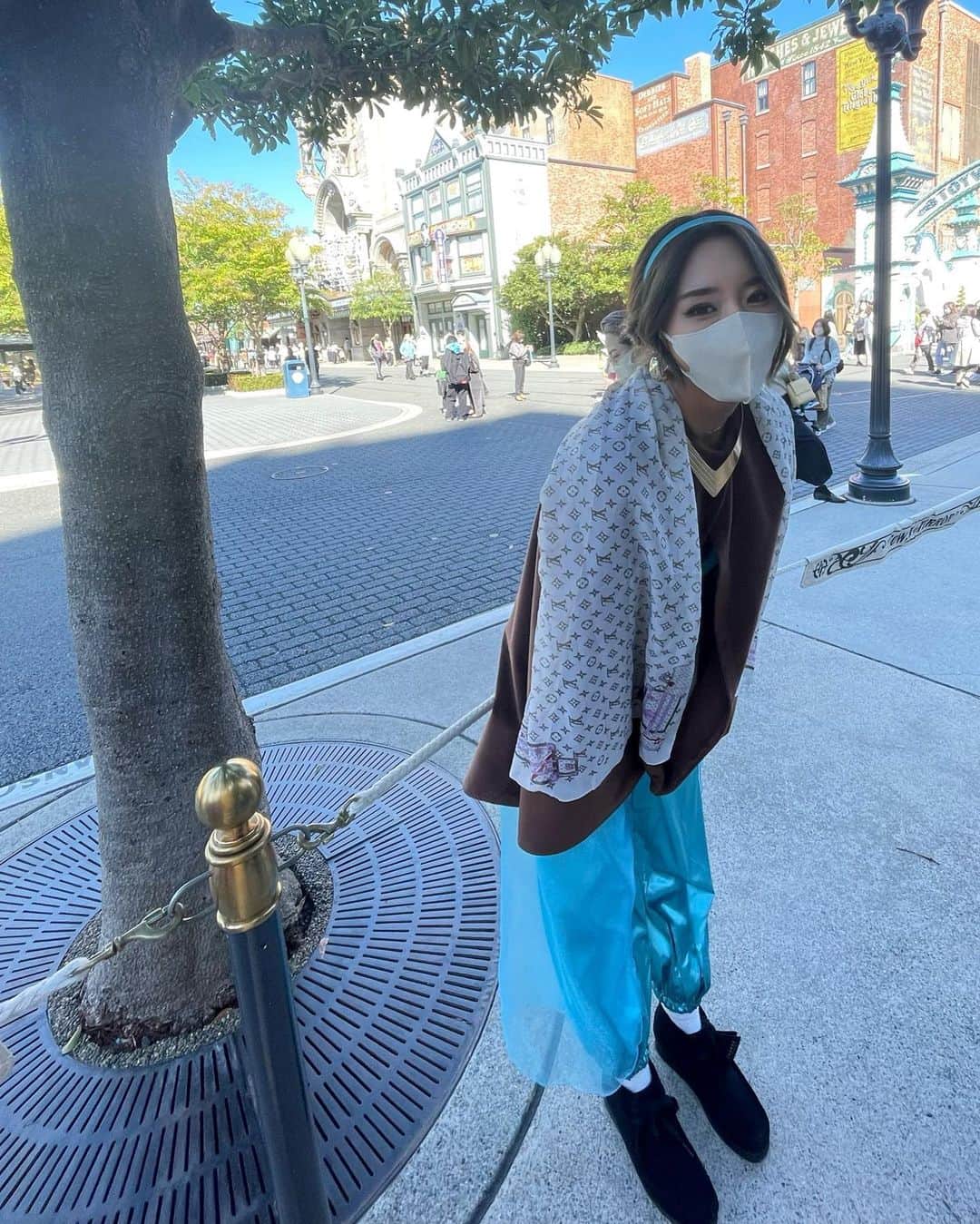 川合美乃里さんのインスタグラム写真 - (川合美乃里Instagram)「Happy Halloween🧞‍♂️🕌✨🐅💜 ディズニーでジャスミンの仮装してきました💸💫 結構似せれたと思ううう！😳 楽しかったー。ジャスミンが1番好きなプリンセス😭💕 #ディズニーランド#dハロ#dハロ仮装#ジャスミン#チャンドゥ」11月1日 19時12分 - minorikawai