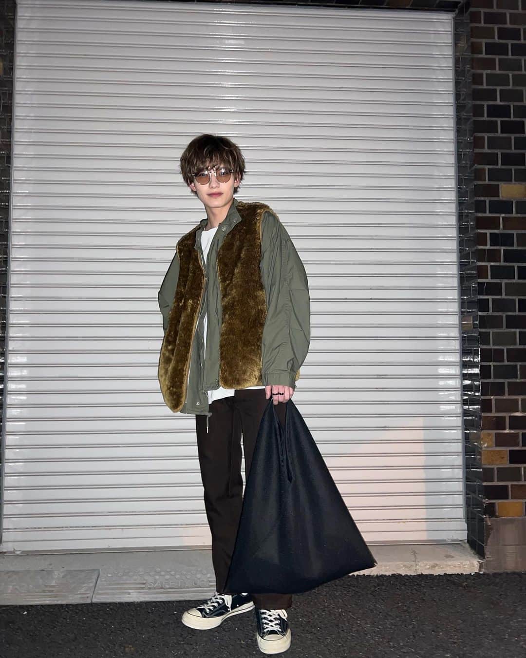 日之出莉久のインスタグラム：「ㅤㅤㅤㅤㅤㅤㅤㅤㅤㅤㅤㅤㅤ やっと冬服の季節が来た🍀」
