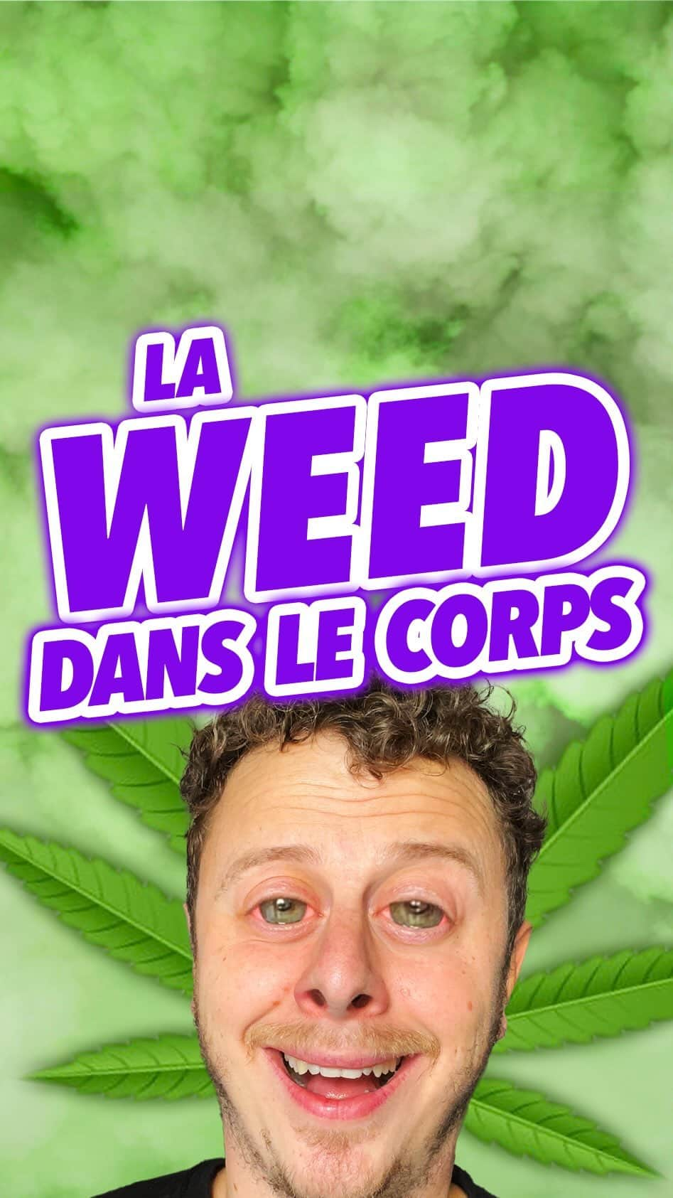 Norman Thavaudのインスタグラム：「LA WEED DANS LE CORPS ! Nouvelle vidéo dispo sur ma chaîne YouTube, ça c’est un pti extrait… 👌 Vidéo complète dans ma bio ▶️」