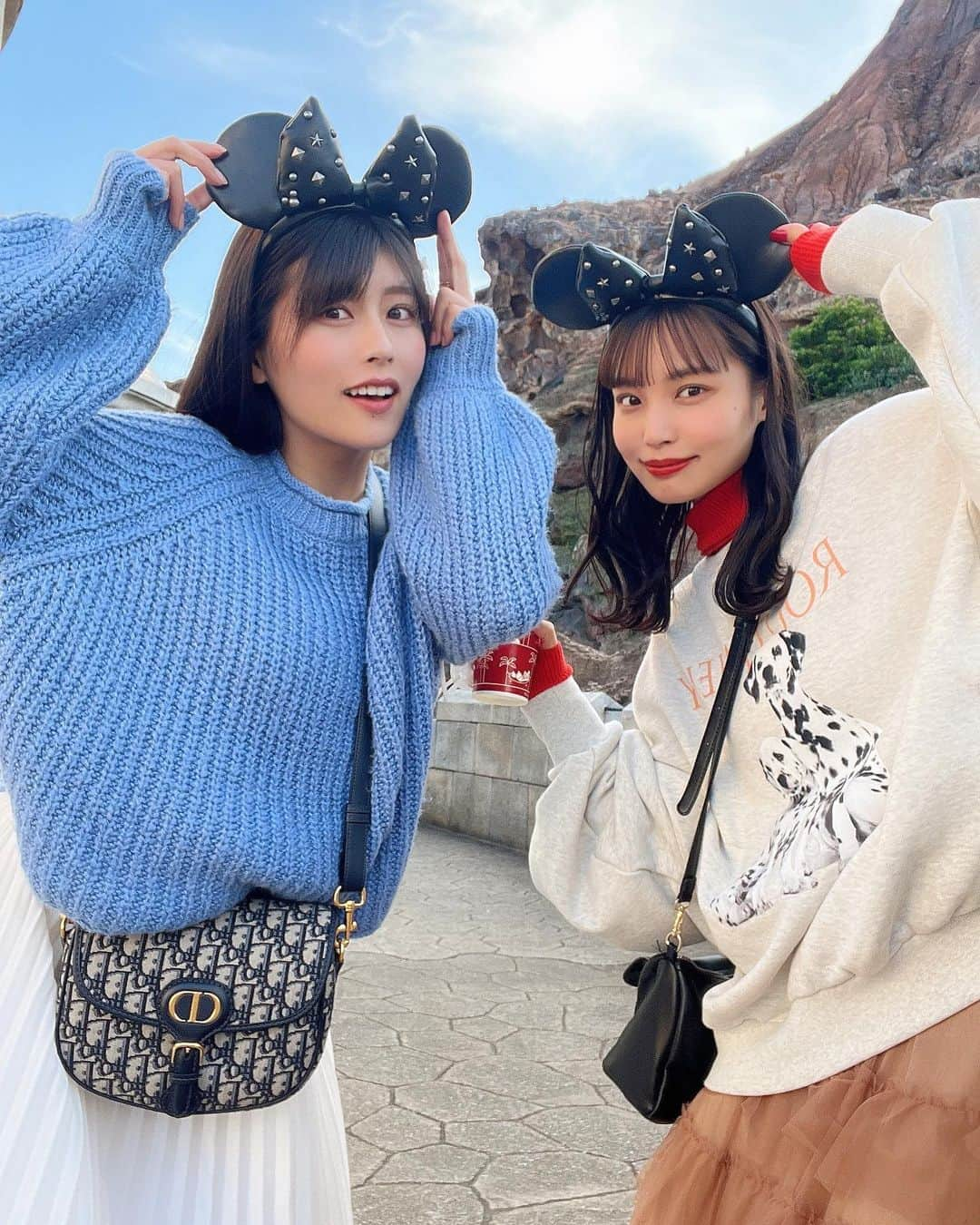 久保乃々花さんのインスタグラム写真 - (久保乃々花Instagram)「よしののでディズニー🐭！  載せ直し🥲  本当にずっとお互いの予定が合わなくてようやく会えました  嬉しい〜〜楽しかった〜〜！  #よしのの　#disney #disneysea #tds #ディズニーコーデ #ディズニー」11月2日 10時05分 - kubononoka__gram