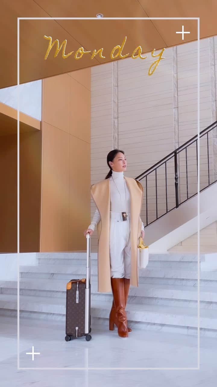 大政絢のインスタグラム：「@louisvuitton   で極上の一週間❄️✨  #preciousmagazine #louisvuitton #大政絢」