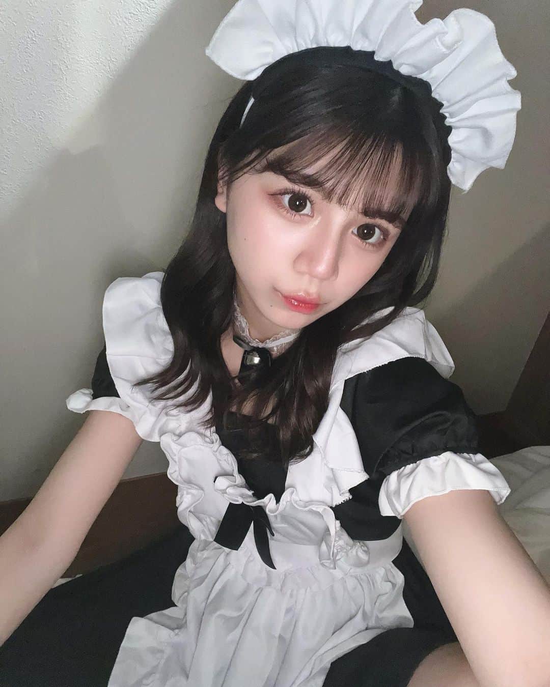 のインスタグラム：「・ わがままメイド雇ってくれますか？(ᐡᴗ ̫ ᴗᐡ)🎶  #ハロウィン #ハロウィンパーティー #ハロウィン仮装 #メイド #メイド服 #メイドコスプレ #るねちょ #堀越琉音 #JK #jkブランド #jkの素敵な思い出 #jk2 #sjk」