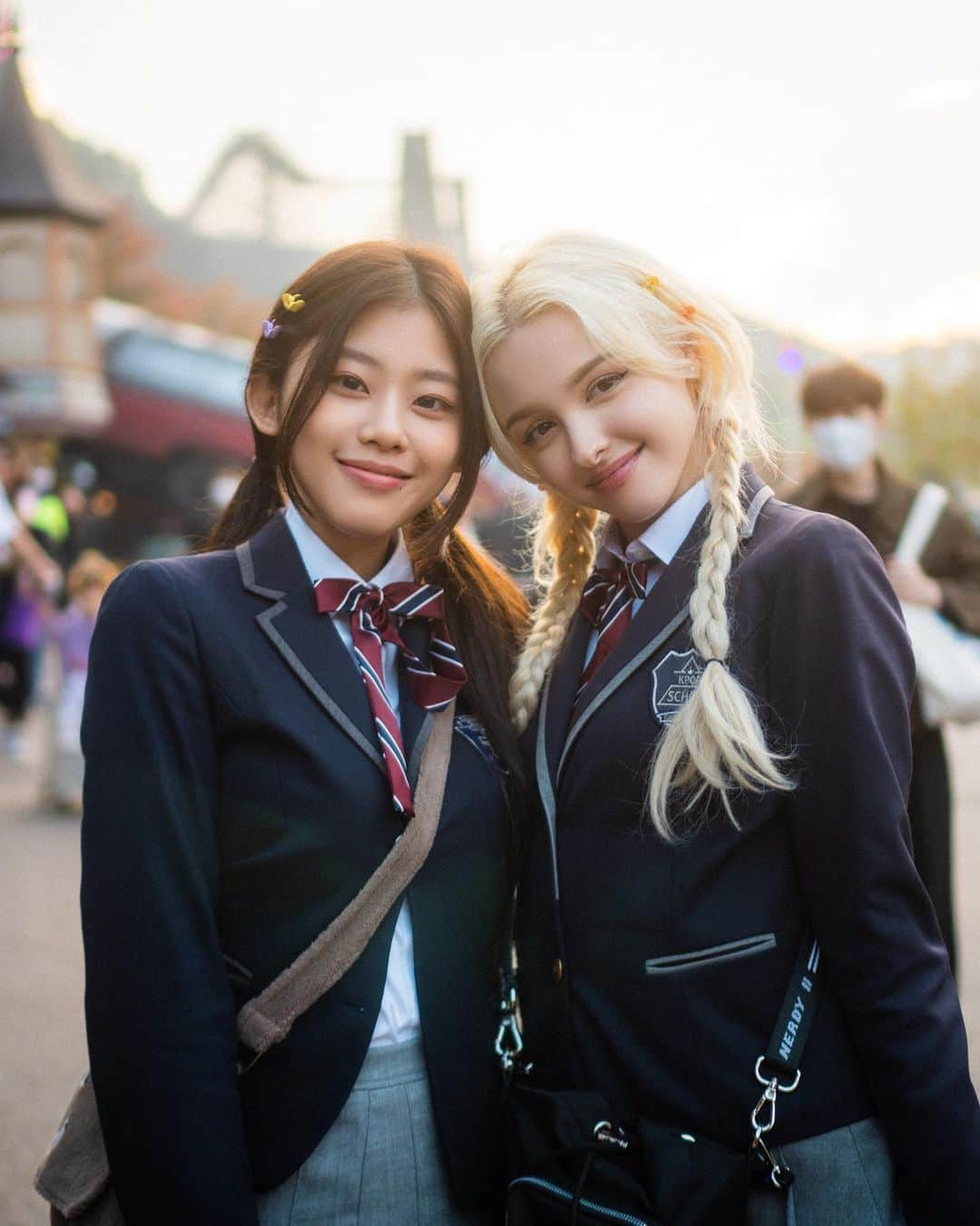 Elina 엘리나 (エリナ) さんのインスタグラム写真 - (Elina 엘리나 (エリナ) Instagram)「Cutie school uniform😍 교복은 입을때마다 설레!! #협찬 #감성교복」11月3日 21時03分 - elina_4_22