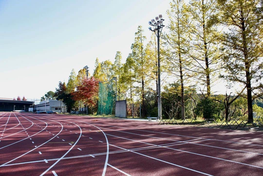 川端魁人さんのインスタグラム写真 - (川端魁人Instagram)「紅葉🍁✖︎中京大学陸上競技場  この時期になると競技場の紅葉が見頃になります！  いつか写真撮ろうと思っていてやっと今日撮れました📸  やっぱり朝は綺麗な写真が撮れます✨  明日は豊田キャンパス✖︎紅葉の写真載せます！  #紅葉　#中京大学　#陸上競技場　#カメラ男子　#🍁　#📷」11月3日 13時23分 - kit_817kk