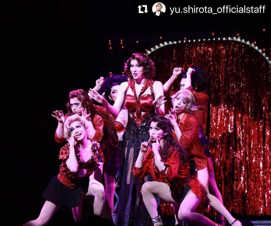 風間由次郎のインスタグラム：「本日KB東京公演千秋楽🇯🇵👠 大阪のラストまで STEAL THE SHOW🕶💄  #kinkybootsjp」