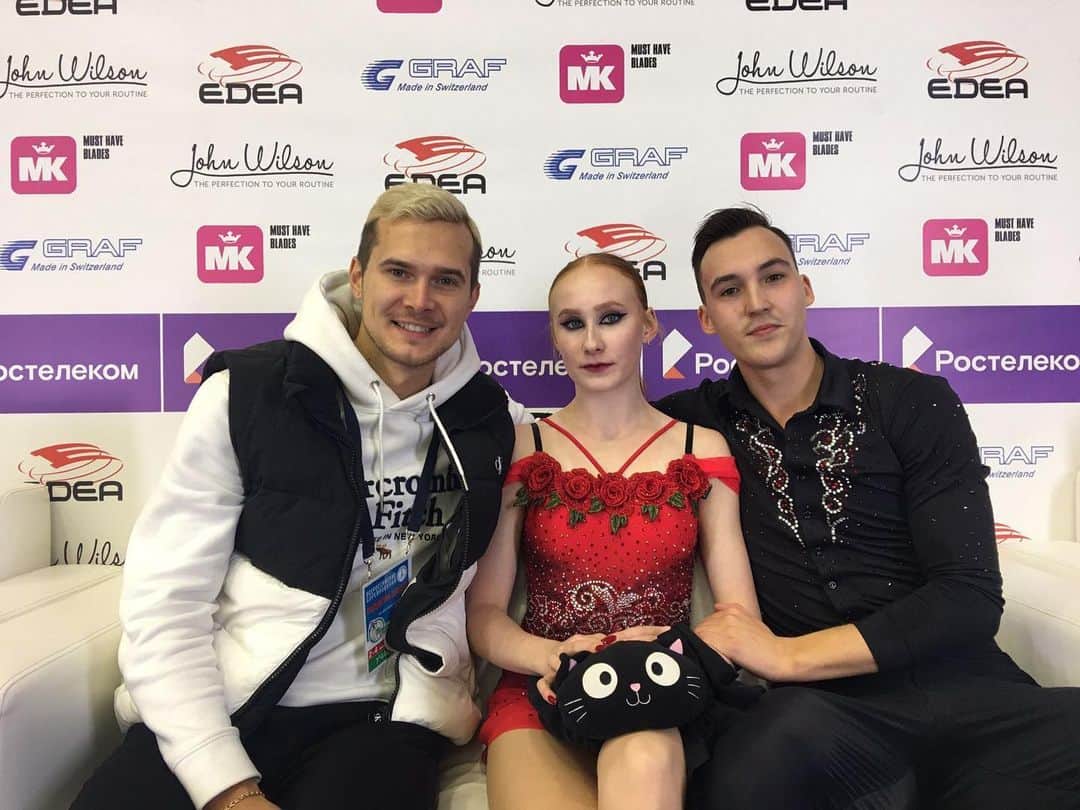 エゴール・ザクロエフのインスタグラム：「3 этап Казань юниоры с победой 🏆 нашу команду💪🏽 Большое спасибо всем кто нас поддерживает , будем улучшаться и стараться вновь вас радовать 🙏🏻 за фото отдельная благодарность @ermolina.o」