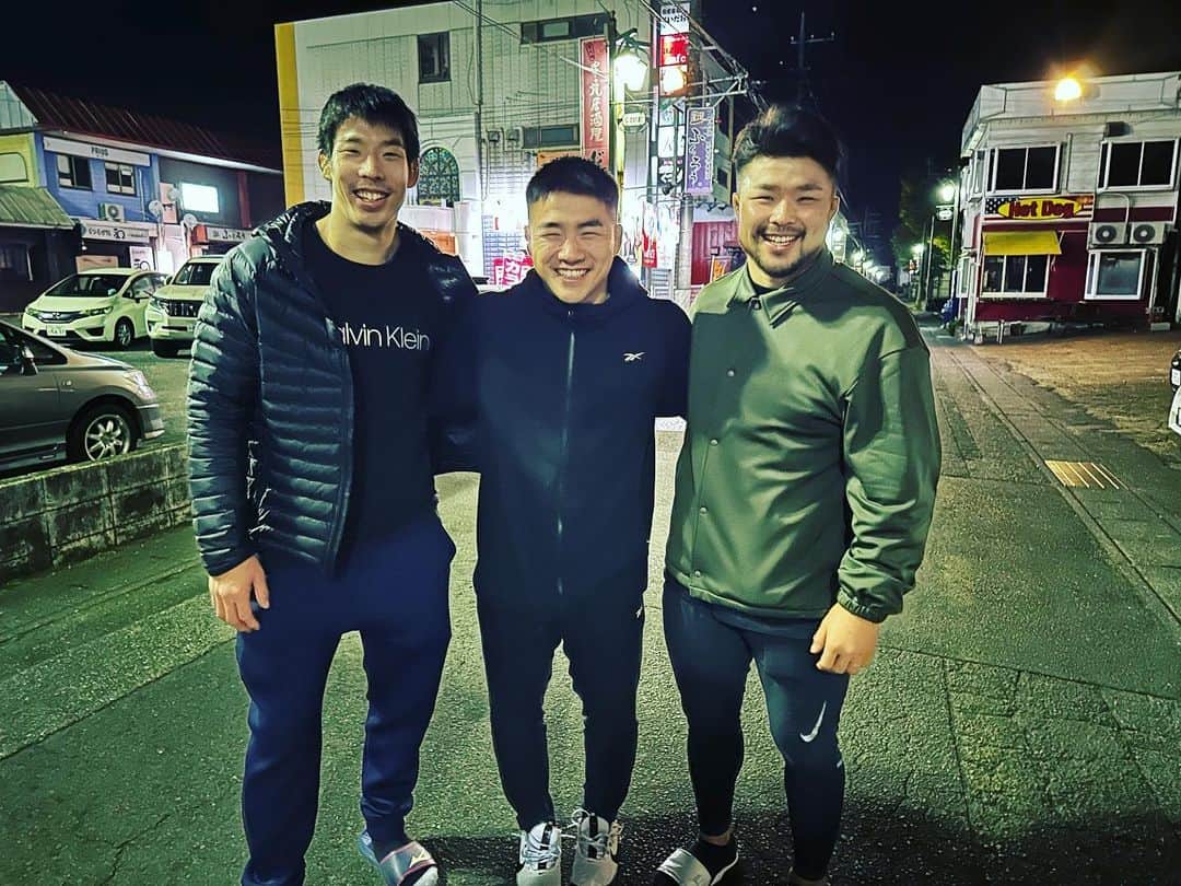 小林悠輔のインスタグラム：「. 🤝😁 @anchangrim73  @nagatakajudo1014」