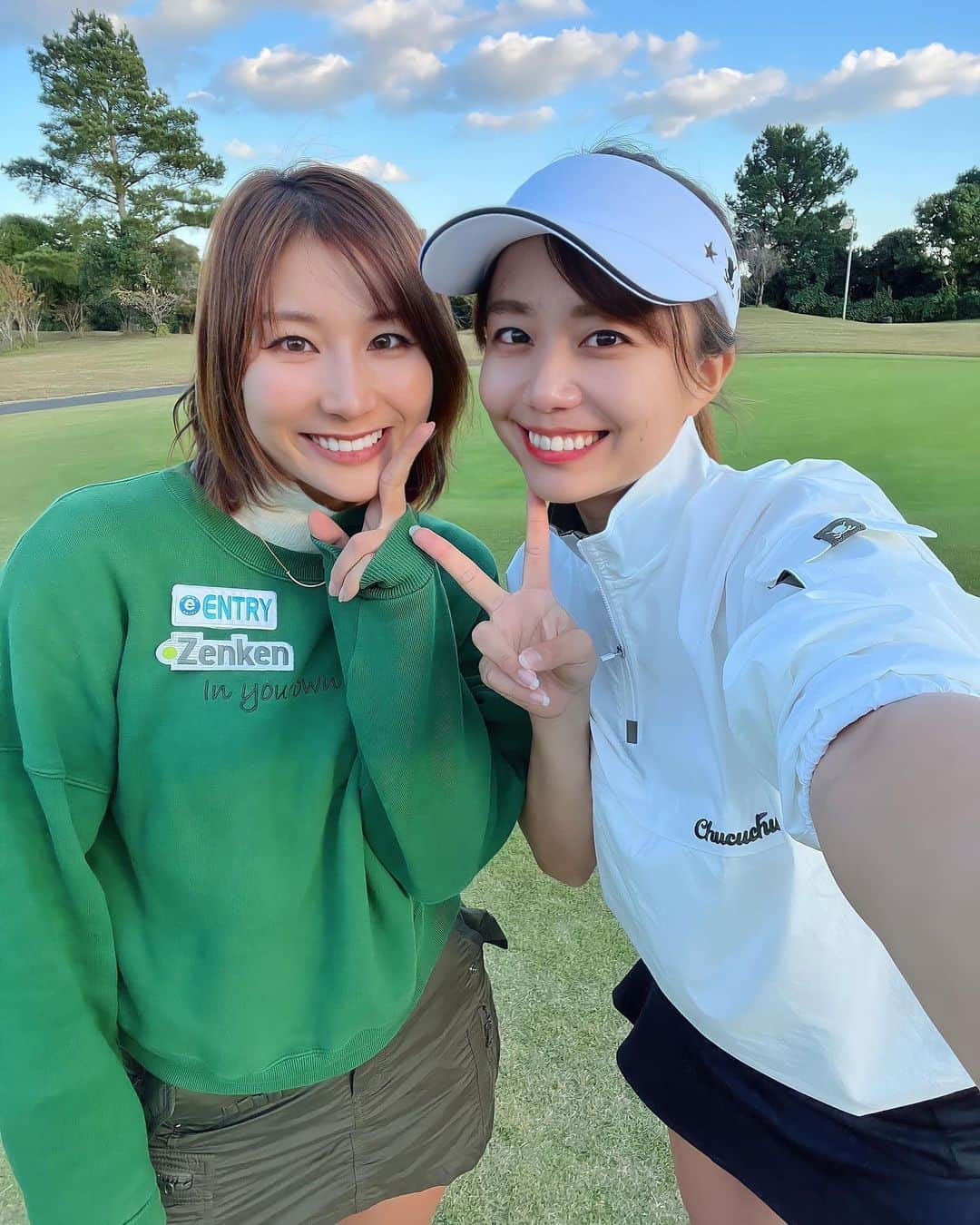 とくさきさんのインスタグラム写真 - (とくさきInstagram)「この前のコンペは本当に久しぶり @mih0_golf さんと⛳️💕👭 . 相変わらず迫力のあるスイングで、一緒にゴルフしてて本当に楽しかった〜☺️ .  #ゴルフ#ゴルフ女子#golf#golfgirl#golfswing#ゴルフスイング#sports#スポーツ#スポーツ女子#골프#골프여자#尔夫球#高尔夫#ゴルフウェア#golfwear」11月4日 20時06分 - tokusaki_golf