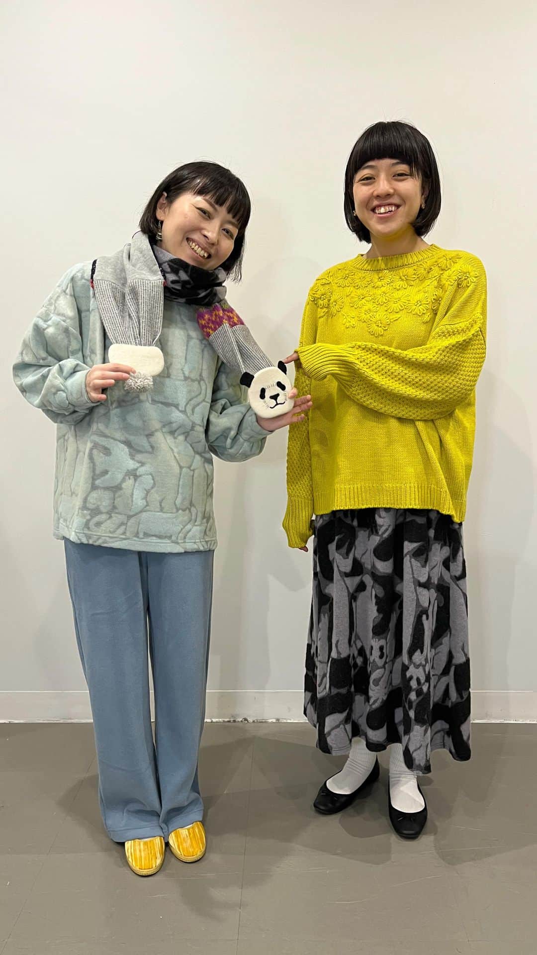 marbleSUD(マーブルシュッド) のインスタグラム：「11月4日(金)インスタライブ📹 スタッフおすすめコーデと、テキスタイル“モコモコ”、この冬のオススメアウターでした🧥✨」