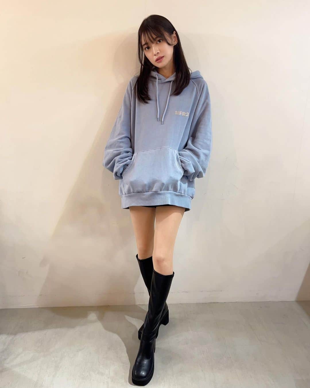 藤田いろはのインスタグラム：「髪の毛染めました（あんまり変わらない）」