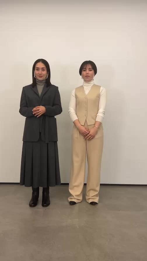 亀恭子のインスタグラム：「@theory_luxe_official  Instagram LIVE 11月 new item ご紹介☺︎」