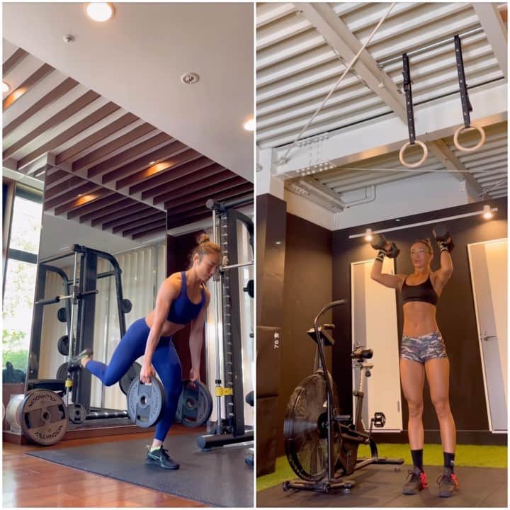 Aya（小山内あや）のインスタグラム：「最近ドタバタと忙しくトレーニングが穴あきになりながらも土日のチートDAY潰したりして時間見つけながら必死で取り組んでおります💪🏼🔥🔥 身体を動かしていないと自分が自分じゃなくなるような気がして… ウズウズしちゃう😱😱 人類みんな「時間」だけは平等なのでその時間をどう使うか。 時間が無いでは無く時間は自分でつくるもの。」
