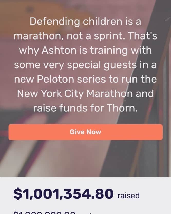 アシュトン・カッチャーのインスタグラム：「Hell yeah!  And tomorrow we run!」