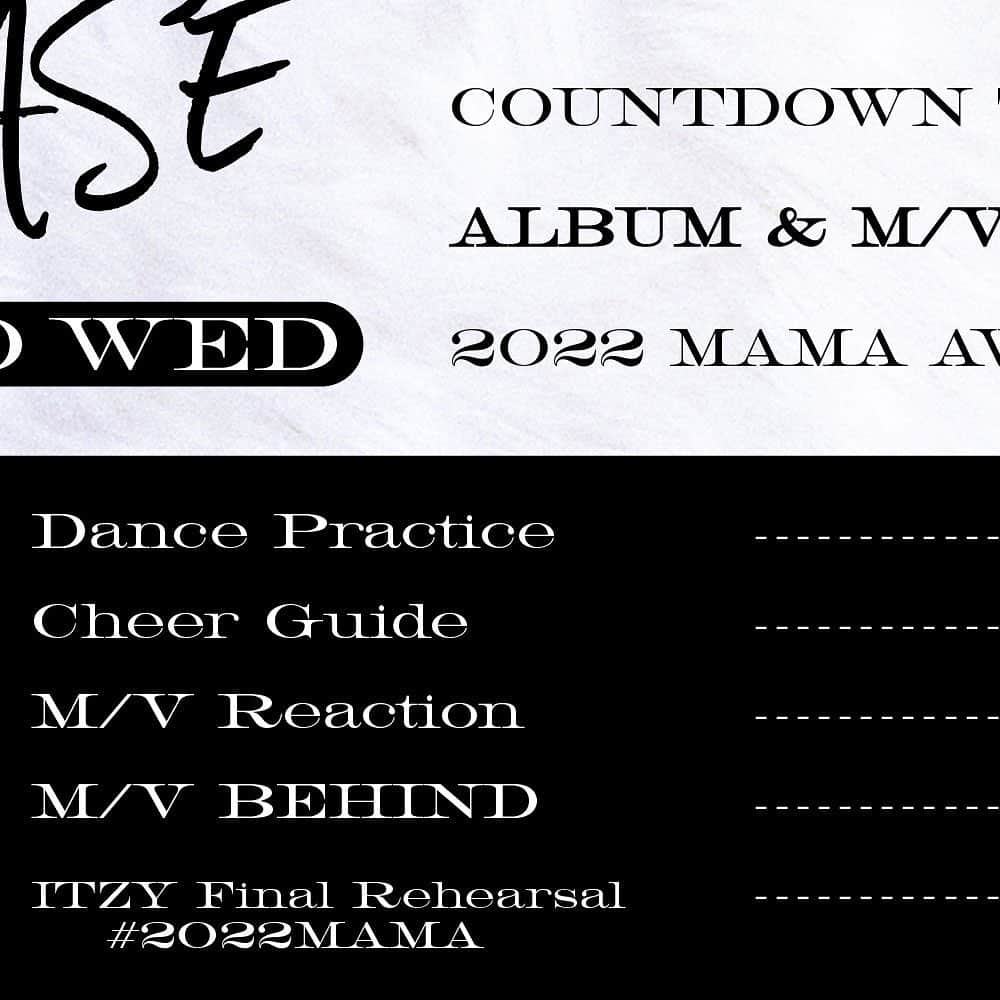 ITZYさんのインスタグラム写真 - (ITZYInstagram)「ITZY <CHESHIRE> PROMOTION SCHEDULER ☑️ 2022.11.30 WED 6PM (KST) | 4AM (EST)  #ITZY #MIDZY @itzy.all.in.us #ITZYComeback #ITZY_CHESHIRE」11月8日 0時02分 - itzy.all.in.us