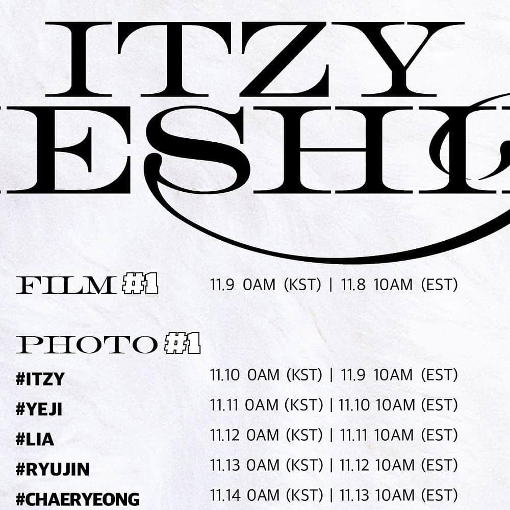 ITZYさんのインスタグラム写真 - (ITZYInstagram)「ITZY <CHESHIRE> PROMOTION SCHEDULER ☑️ 2022.11.30 WED 6PM (KST) | 4AM (EST)  #ITZY #MIDZY @itzy.all.in.us #ITZYComeback #ITZY_CHESHIRE」11月8日 0時04分 - itzy.all.in.us