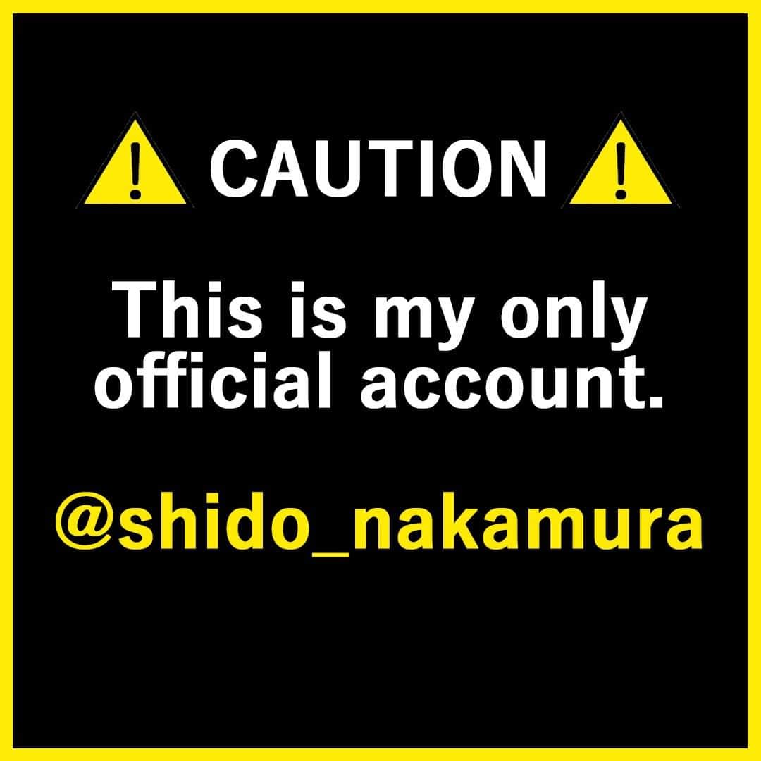 中村獅童さんのインスタグラム写真 - (中村獅童Instagram)「CAUTION!  This is my only official account. @shido_nakamura   #shidonakamura」11月8日 12時39分 - shido_nakamura