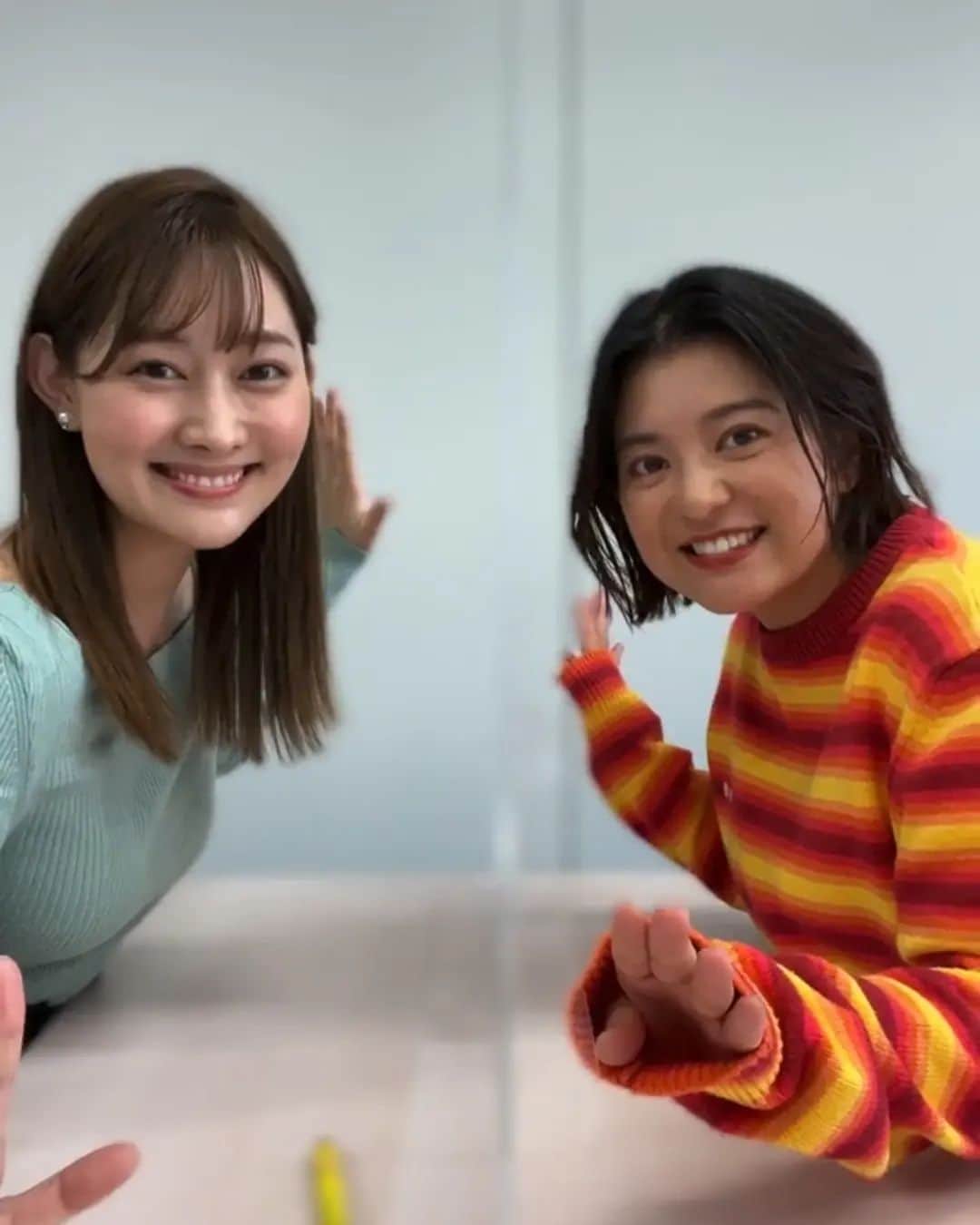女子アナ好きみっきーさんのインスタグラム写真 - (女子アナ好きみっきーInstagram)「並木万里菜ちゃん＆森山みなみちゃん❤️ まりみなインスタライブ可愛かった👼💞 #並木万里菜 #森山みなみ #テレ朝 #アナウンサー #かわいい #美女 #MarinaNamiki #MinamiMoriyama #tvasahi #announcers」11月8日 12時48分 - mikiya_m39