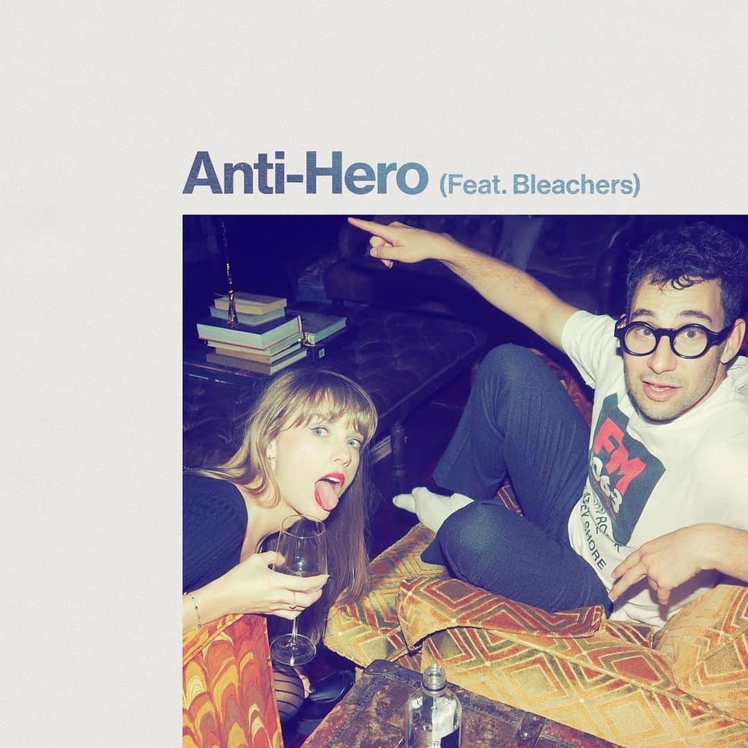 ジャック・アントノフのインスタグラム：「sometimes i feel like everybody is an art bro lately   anti hero by @taylorswift feat. @bleachersmusic   with the full band @mikeyfreedomhart @hutchdrums @mriddles @esmith109 @zemaudu   recorded and photographed by @sharp_stick」