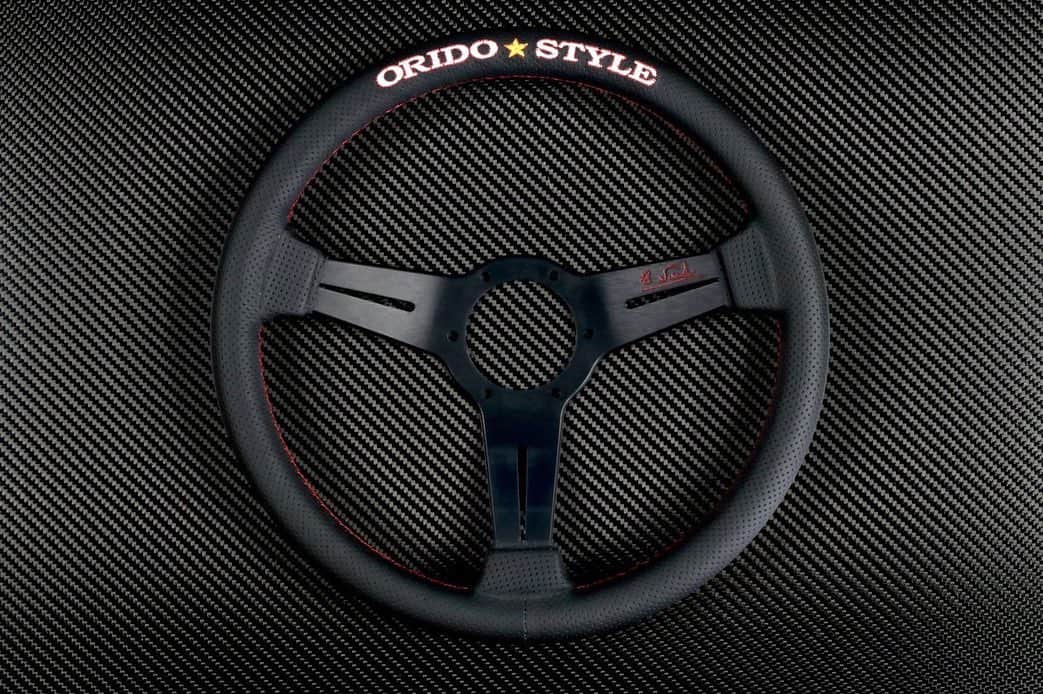 織戸学のインスタグラム：「https://maxorido.jp/collections/car-parts  That Legendary steering is now on resale in 2022 limited edition! The steering itself is a reprint with exactly the same specifications as the 2006 model. The little changes from 2006 is the logo mark used for the horn button. We changed from "ORIDO STYLE" to "MAX ORIDO RACING" logo. It is also recommended for those who purchased it at the time and those who could not get it.  @maaya_orido_559  @130ryokohama   #maxorido #nardi  @nardi_personal」