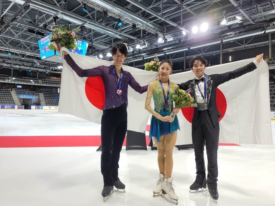 のインスタグラム：「. グランプリシリーズフランス大会が終了しました！  本当に沢山の応援ありがとうございました。  次はNHK杯！」