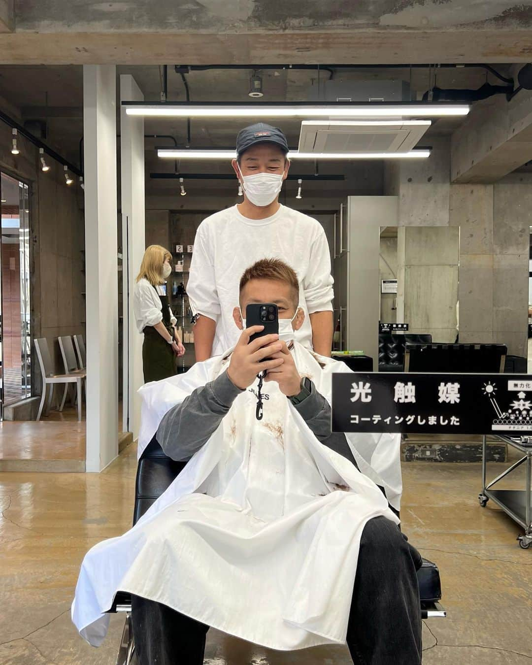 光岡映二のインスタグラム：「本日もありがとうございました💇‍♂️💇‍♂️💇‍♂️ #junesharajuku」