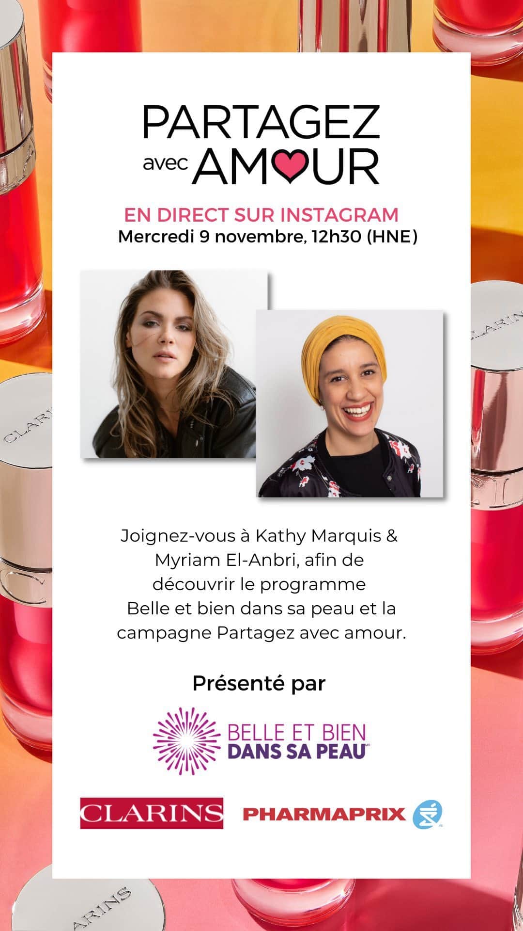 Clarins Canadaのインスタグラム