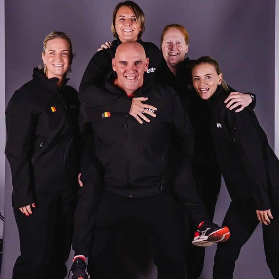 キルステン・フリプケンスのインスタグラム：「Team 🇧🇪 Let's go! 💃 #billiejeankingcup  #teambelgium」