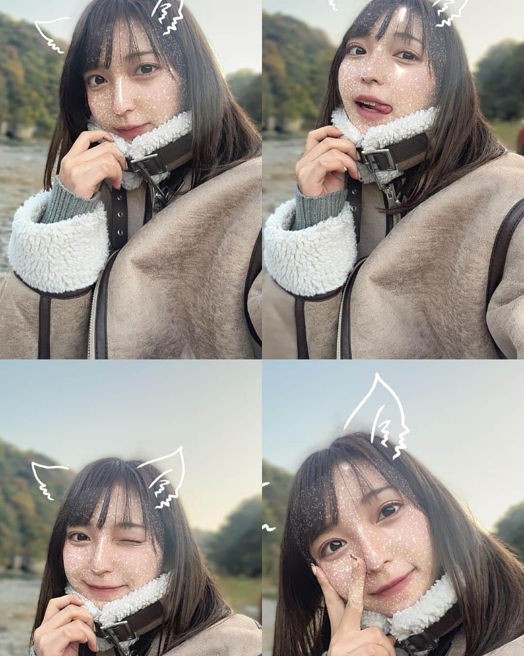 塩川莉世のインスタグラム：「4コマしお」