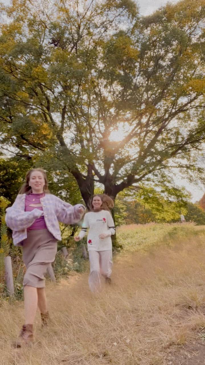 アシヤのインスタグラム：「走ってみた🌾🍁」