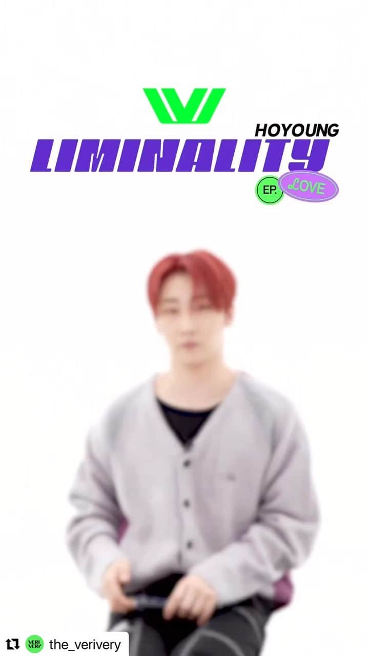 のインスタグラム：「#Repost @the_verivery with @use.repost ・・・ VERIVERY 3RD SINGLE ALBUM [Liminality - EP.LOVE] - Tap Tap   D-4 Emoji Interview #호영 #HOYOUNG   ▶https://youtu.be/b6Gk2SmFjVA ▶https://tv.naver.com/v/30609318   🎧 2022. 11. 14. 6PM (KST)   #베리베리 #VERIVERY #VRVR #Liminality #EP_LOVE #Tap_Tap #20221114_6PM」