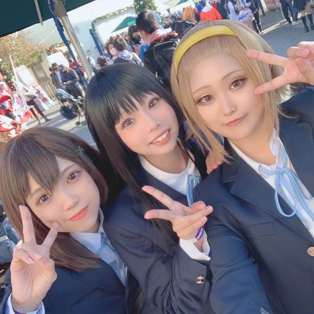 むうかのインスタグラム：「令和の時代にけいおん！コス熱いっしょ！🎸🎹🥁」