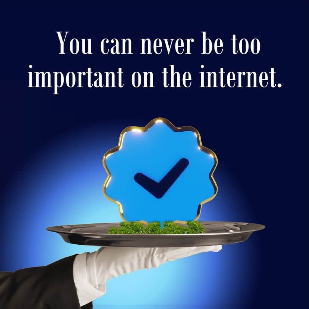 Tumblrのインスタグラム：「Get your Important Blue Internet Checkmarks on Tumblr.com!  They're a steal at $7.99—considering that you get not one, but TWO checkmarks for your blog!  Why, you ask? Why not?  Nothing matters! ¯\_(ツ)_/¯  ACT NOW」