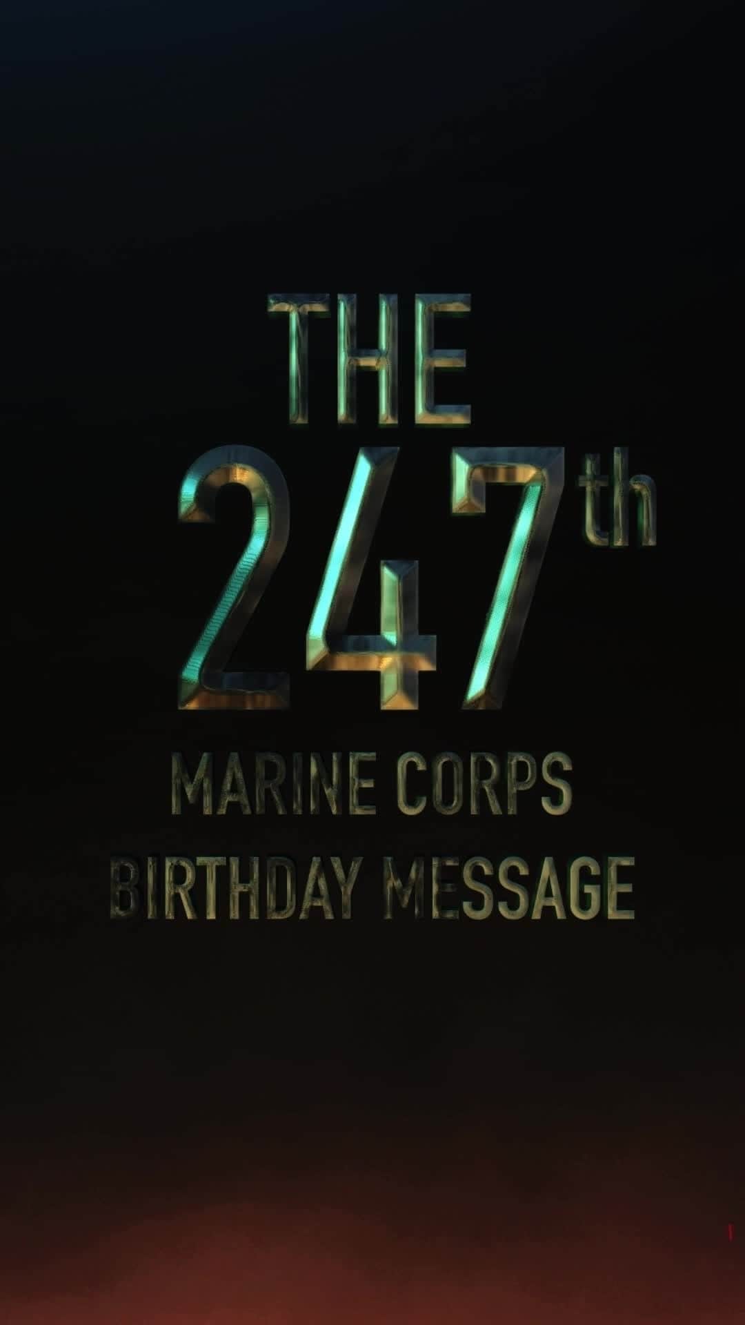 アメリカ海兵隊のインスタグラム：「Happy Birthday, Marines!  For 247 years, Marines have fought in any clime and place to defend our nation. Today, we reflect on the legacy of our Corps, and rededicate ourselves to fighting and winning the battles that lie ahead.   #SemperFidelis #Marines #USMC」