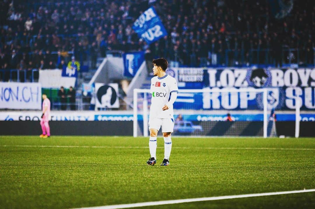 鈴木冬一のインスタグラム：「Thank you for your great support🙌🏼 Ready for the next game🦾  #lausannesport」