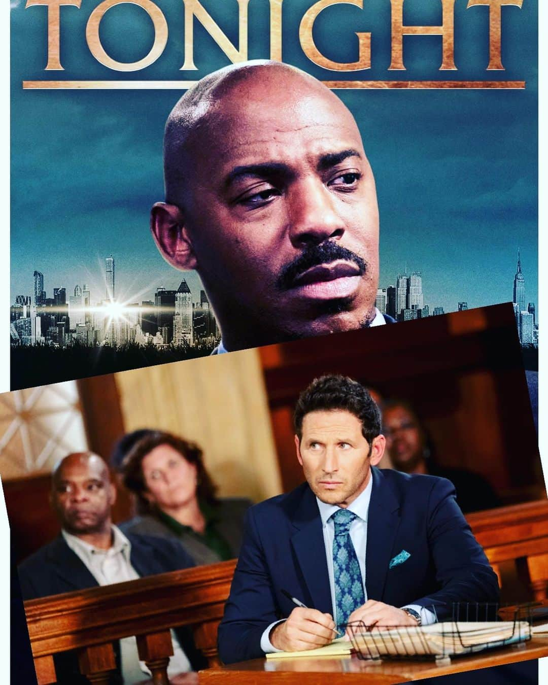 マーク・フォイアスタインのインスタグラム：「Check out my episode of Law and Order TONIGHT at 8PM/7C! Brilliantly written by @jennifervanderbes and @pamwechsler Genius direction by @elisabethrohm Also got to work with the incredibly kind and talented @mehcadbrooks Check out this very timely episode of @nbclawandorder @nbc @wolfentertainment」