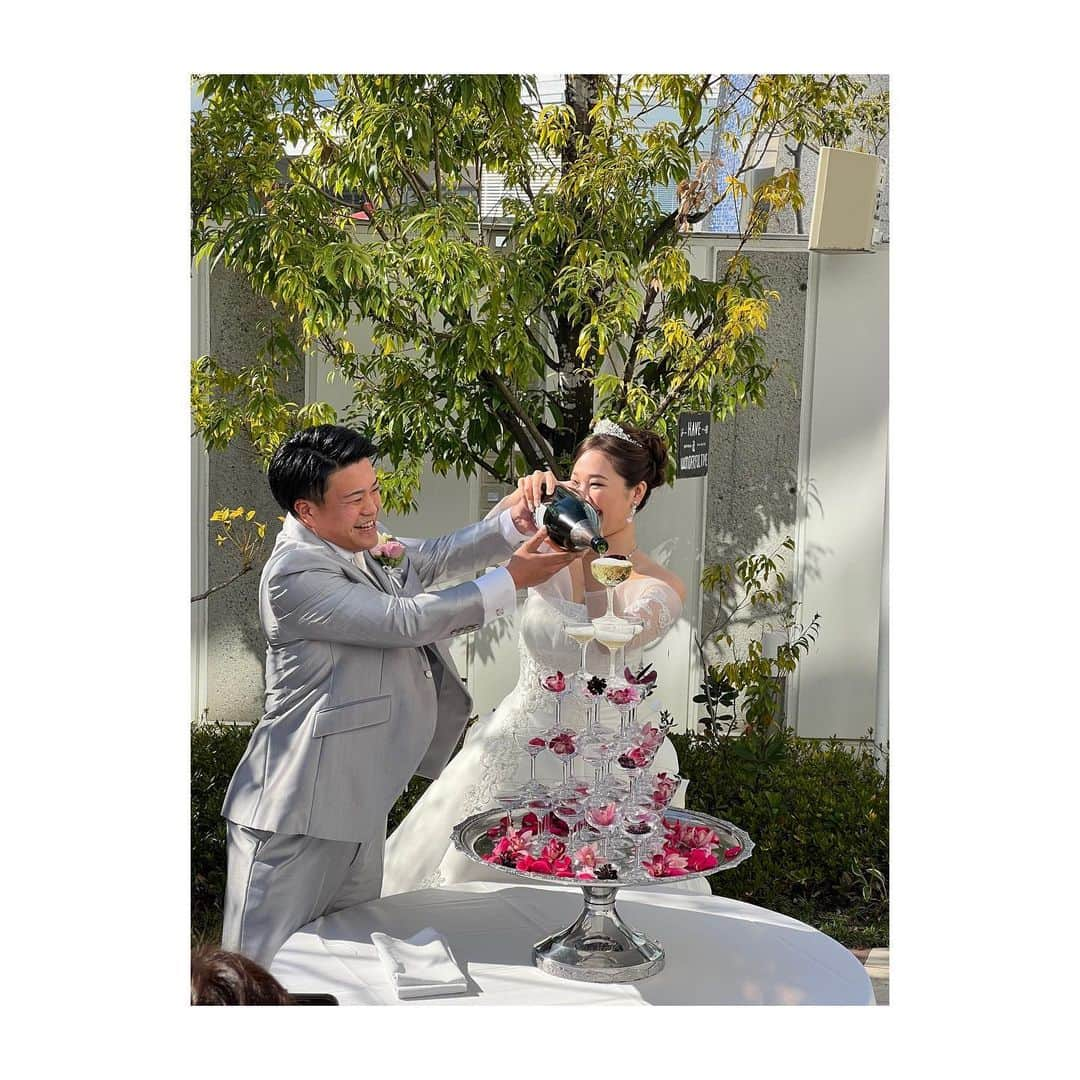 青柳昴樹のインスタグラム：「お二人の結婚式に👰‍♀️🤵‍♂️ #結婚#私たち結婚しました #ボンバーマン#草野球#平安#チャンカワイ#一応一つ年は上ですが#明日からあだ名は#ダーです」