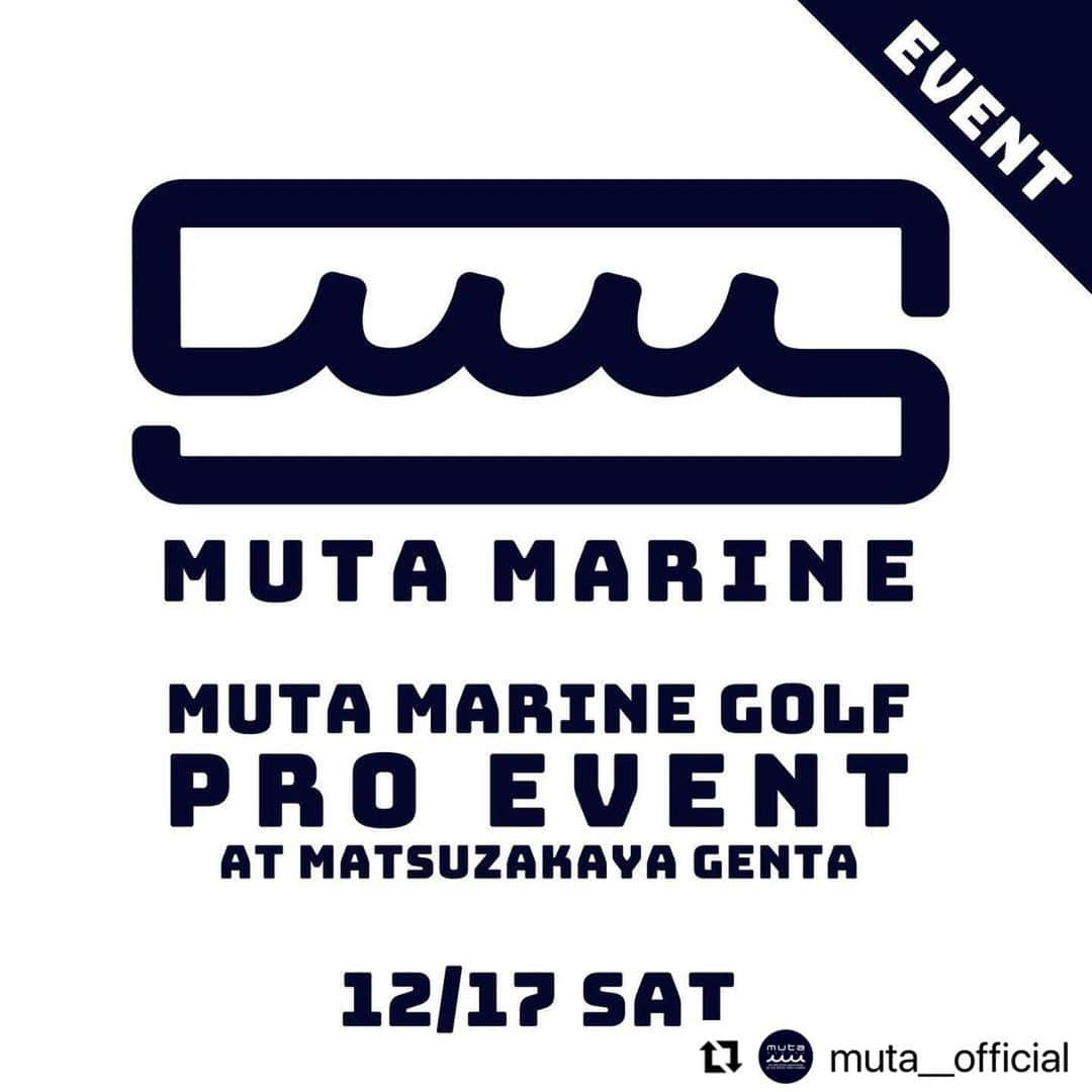 服部真夕のインスタグラム：「#Repost @muta__official with @use.repost ・・・ 12月17日(土)に名古屋のmuta MARINE GOLFの２店舗にて、プロ来店イベントをおこないます。  今回は、  服部真夕プロ　@mayuhattori_mfficial 今野大喜プロ　@daiki_3.29  の2名のプロが来店。  ①11:00〜 ムータマリンゴルフ@muta_marine_golf 松坂屋 名古屋店 GENTA 4階 ◆ミニトークショー ◆3ショット撮影会  ②15:30〜 ムータマリンゴルフ ジェイアール名古屋タカシマヤ @muta_marine_golf_ngytksmy ジェイアール名古屋タカシマヤ 10階 ◆ 3ショット撮影会  ※3ショット撮影会は当日20,000円(税込)以上お買い上げの方ご優先となります。  時間で店舗が異なりますので、くれぐれもご注意ください。  皆様のご来店を心よりお待ちしております。  #muta #mutamarine #mutamarinegolf #marine #golf#logo #wave #navy #white #anchor #outer #coat #ムータ #ムータマリン #ムータマリンゴルフ #GENTA #服部真夕 #今野大喜」