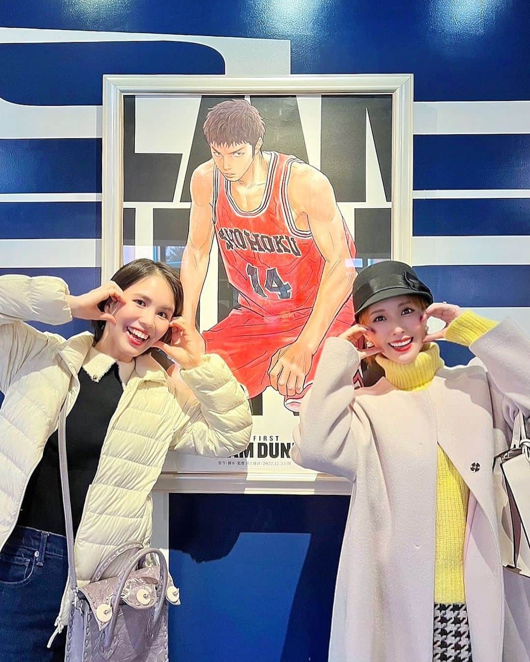 のインスタグラム：「しゃもちゃん推しキャラのミッチー🫶🏻🏀🥰 熱いプレゼントを受けました（笑）  みんなの推しはだーれ？💕︎  #スラムダンク #slamdunk」