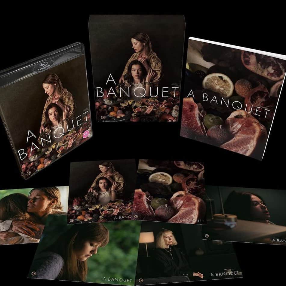シエンナ・ギロリーのインスタグラム：「Beautiful special edition release of #abanquet by @secondsightfilmsofficial directed by the divine @ruthpaxton ❣️」