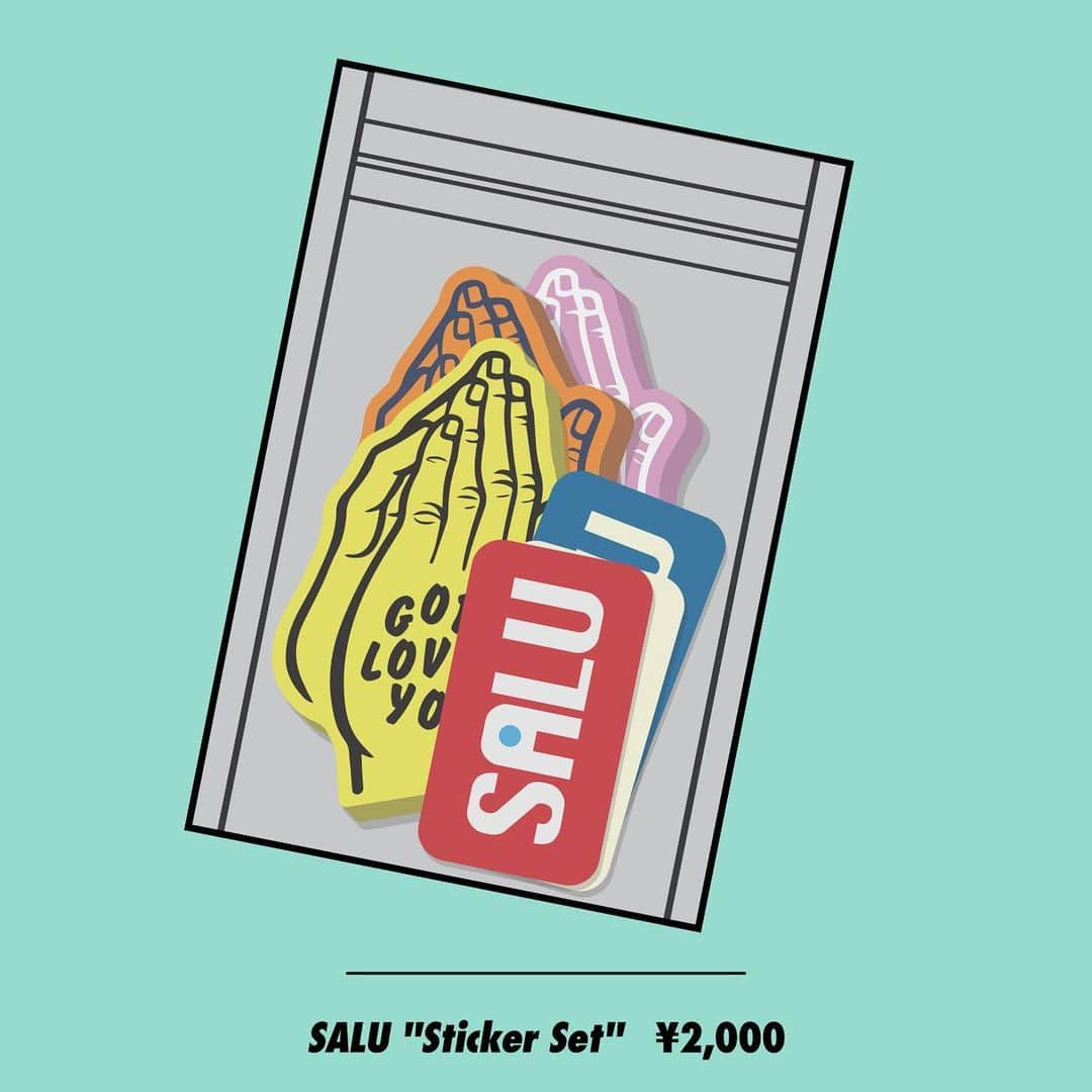 SALUさんのインスタグラム写真 - (SALUInstagram)「SALU “Sticker Set”：2,000円（税込）  ▷販売時間 16:00~19:00　および　終演後30分  ▷支払方法 現金決済のみ  ※チケットをお持ちでない方もグッズを購入することが出来ますが、 チケットをお持ちの方を優先させて頂く場合もあります。予めご了承ください。 ※早期に売り切れになる場合があります。ご了承下さい。」12月6日 18時00分 - salu_info