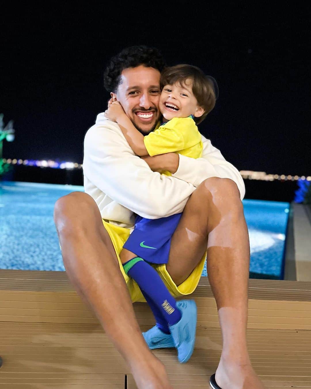 マルコス・アオアス・コレアのインスタグラム：「3 anos do meu parceirinho, te amo filho, você ainda nao tem nem noção do quão bem você me faz, vou estar sempre aqui por você ❤️ #HappyBirthday」