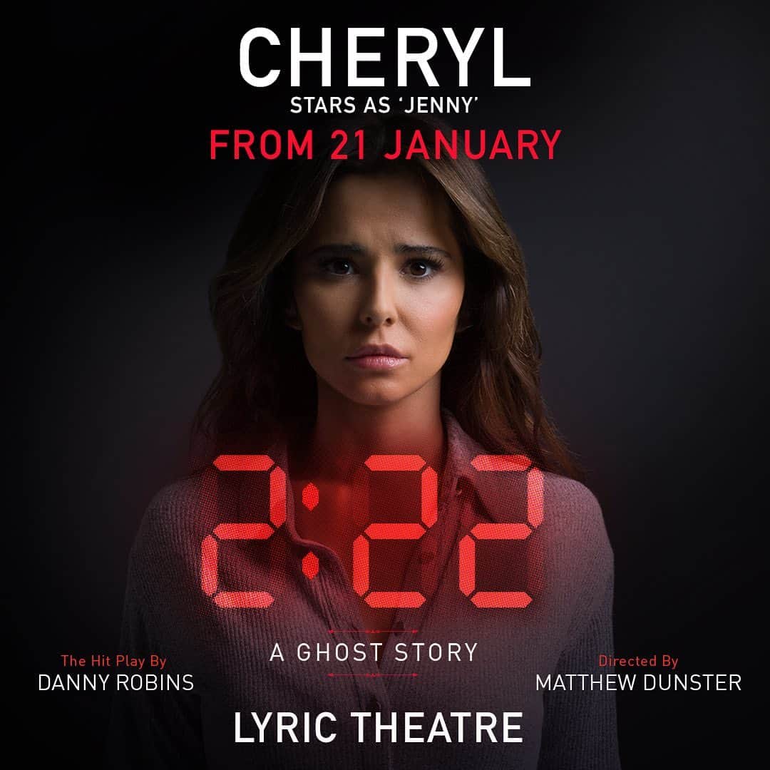 シェリル・コールのインスタグラム：「Hey!!! .. I am SO excited to be starring in the west end thriller @222aghoststory !! I will be playing the role of Jenny from January - April! I went to see the show with a previous cast and LOVED IT ! It is a totally new and exciting experience for me so if you’re looking for a fun night out & some entertainment in your new year tickets are available now….whenever you’re ready 😉!! 👻 #222aghoststory」