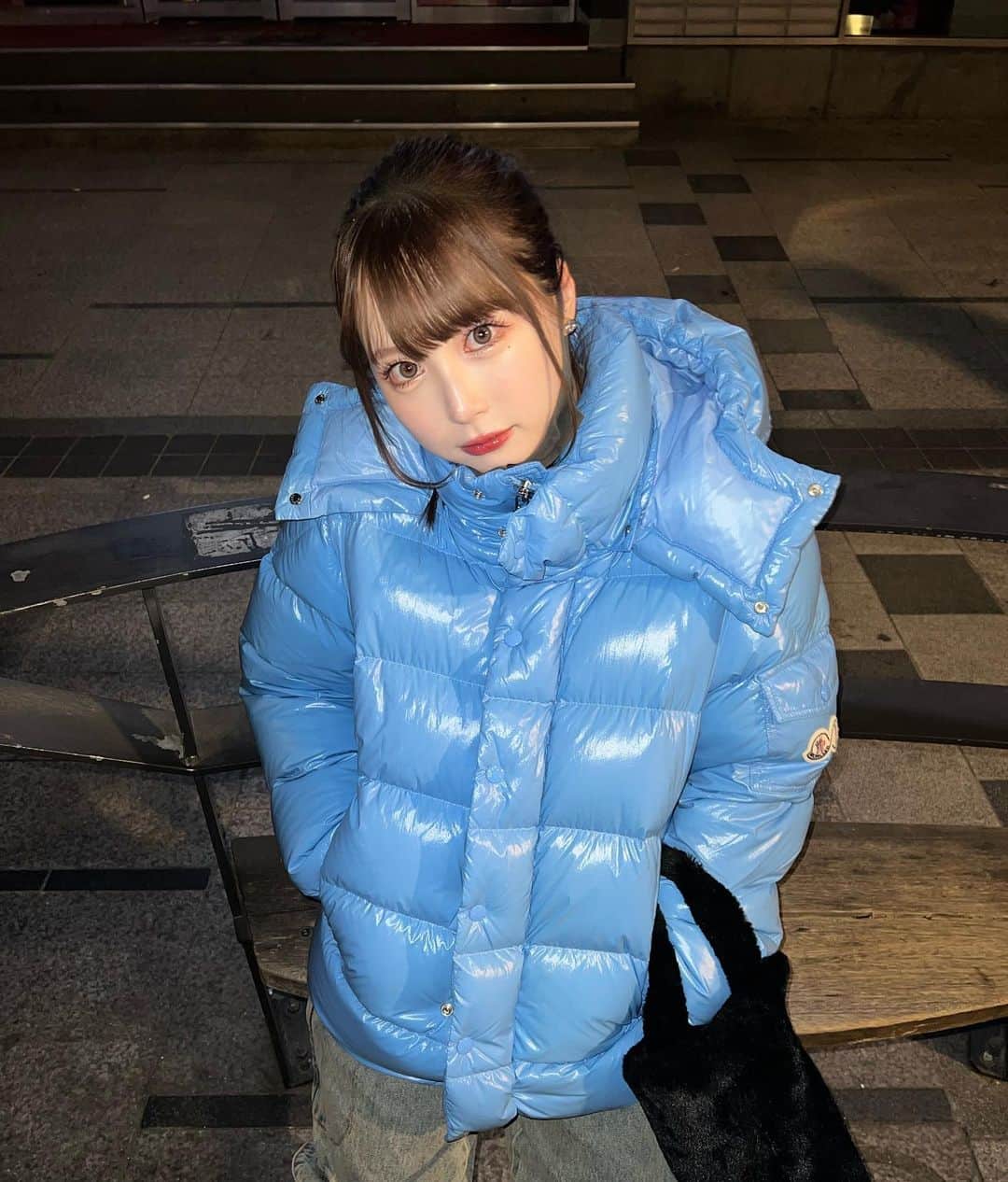 のインスタグラム：「🥶💙」