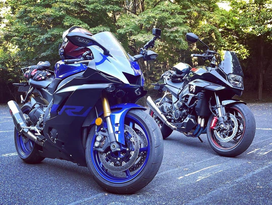 ANTI BCSCのインスタグラム：「かっけー  #antibcsc #アンチビクスク #katana1000 #gsxs1000s #yamahar6 #yzfr6」